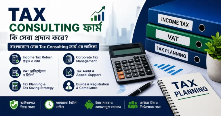 Tax Consulting ফার্ম কি? সেবা ও বাংলাদেশে সেরা Tax Consultant তালিকা